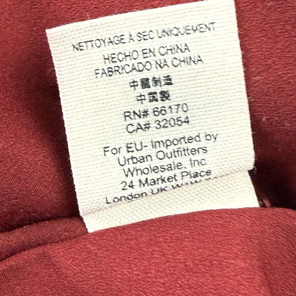 Free People Red Chiffon Greek Goddess Maxi Dress Gown Size 2 Whimsical RARE - Picture 10 of 15